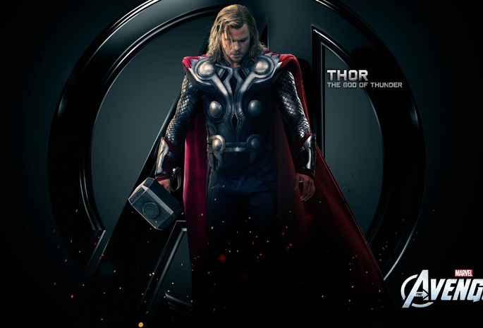 молот, плащ, мстители, the god of thunder, тор, Thor