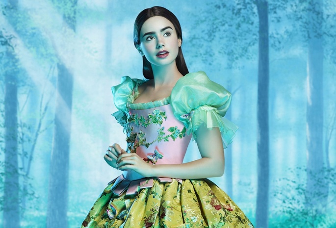 forest, revenge of the dwarfs, mirror on the wall, Snow white, mirror, apple, movie, princess