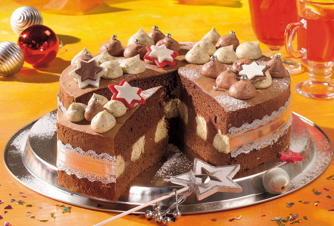 еда, Торт, сладкое, сладости, тортик, шоколадный