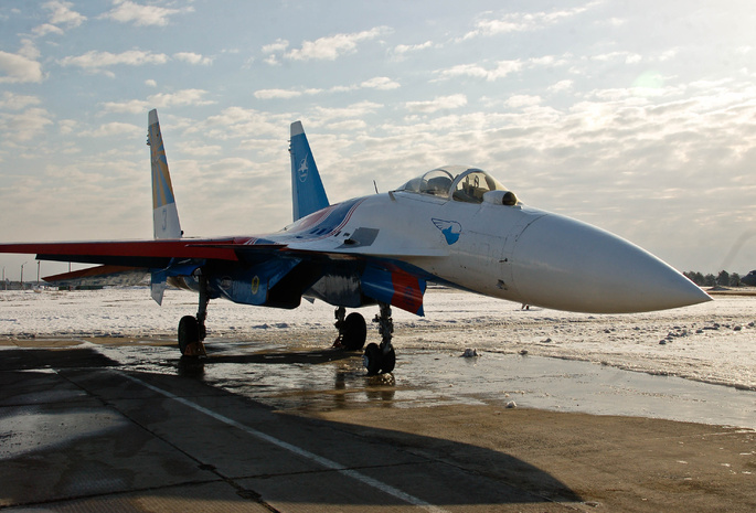 самолет, русские витязи, истребитель, Су-27
