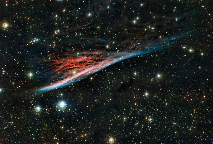 pencil nebula, звезды, туманность, карандаш, Ngc 2736, газ