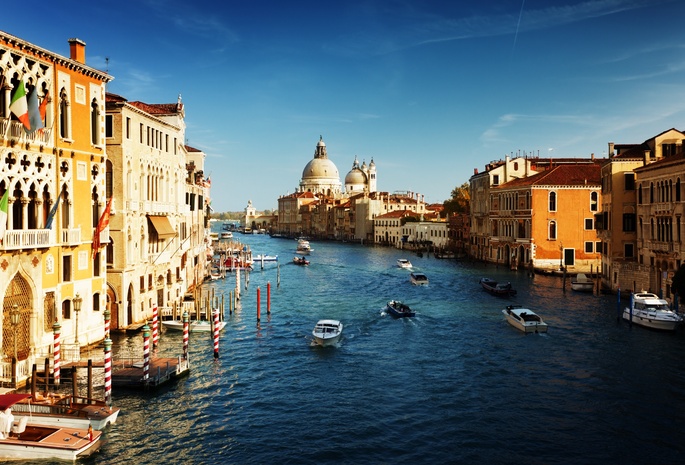 canal grande, гранд-канал, italy, дома, Венеция, италия, venice