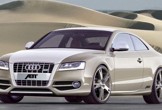 Audi, abt, as5, белый, бежевый