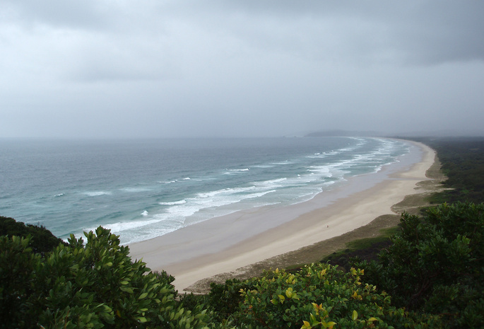 пляж, океан, берег, шторм, фото