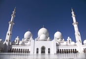 abu dhabi, арки, площадь, абу-даби, Grand mosque, мечеть шейха зайда