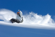 зима, снег, сноубординг, горы, спорт, спуск, сноубордист, Snowboard