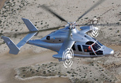 высота, полет, x3, пустыня, Вертолёт, eurocopter, винтокрыл