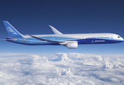 небо, 787, авиация, облака, dreamline, Boeing, самолёты