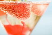 strawberry, клубника, glass, cocktail, Коктейль, напиток, стакан, drink