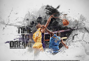 Basketball, playoffs, nba, western converence, lakers vs. hornets, 1st roun ...