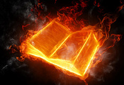 фон, книга, огонь, пламя, Чёрный, языки