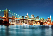 new york, Бруклинский мост, brooklyn bridge, нью-йорк, мост, город
