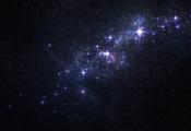 космос, звезды, созвездие, Nebula, свечение