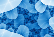абстракция, синий, Бактерии