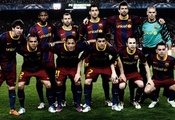 Barcelona, team, camp nou, champions league