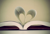 страницы, обои, фото, листы, Книга, сердце