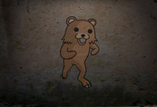 фон, Bear, стена, медведь