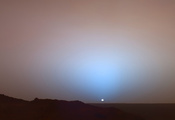 opportunity, солнце, Марс, закат