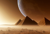 планета, Пирамиды, пустыня