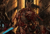 меч, Warhammer 40k, собор, техник, командир