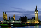 биг бен, мост, парламент, лондон, Англия