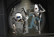 valve, robots, Portal 2, роботы, cg wallpapers