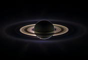 тень, земля, кольца, кассини, Сатурн