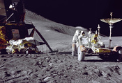 falcon, Луна, jim irwin, apollo 15, астронавт, луномобиль