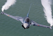 вода, belgian air force, истребитель, General dynamics f-16 fighting falcon ...