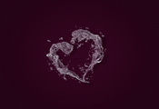 сердце, фиолетовый, heart, Love, любовь