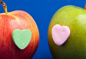 сердечко, сердце, apple, Яблоко, фрукт