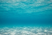 под водой, вода, дно, Океан, песок, лазурь
