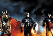 heroes, iron man, captain america, Thor, marvel