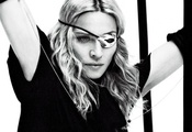 повязка, Madonna, мадонна, черно-белая