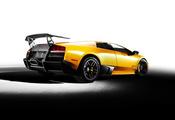 Lamborghini murcielago, ламборджини, жёлтый