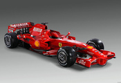 Ferrari, болид, красный, formula-1