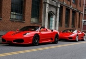 красный, f430, Ferrari