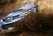 спорт, impreza, грязь, Subaru