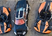 Spyker c8, верх, оранжевые, черный