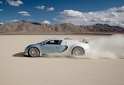 пустыня, Bugatti, veyron