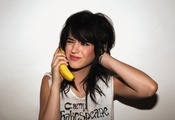 телефона, банана, Katy perry