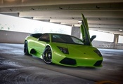 Lamborghini, дверь, ламбо, зеленый