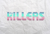 надпись, The killers, группа, логотип, музыка