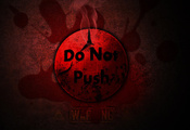 черный, кровь, череп, смерть, опасность, Do, push, кнопка, not