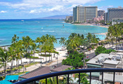 hawaii, пляж, beach, гаваи, море, Honolulu
