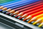 карандаши, пенал, Цветные, рисование, коробка