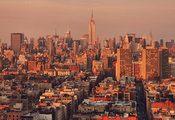 New york, небоскрёбы, город, нью-йорк, дома, здания