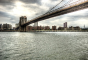 вода, мост, bridge, city, New york, город, нью йорк, brooklyn вода, мост, bridge, city, New york, город, нью йорк, brooklyn