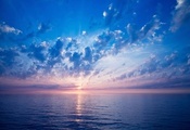 свет, обои, облака, небо, цвет, Море, солнце, горизонт