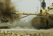 Challenger 2, танк, война, взрыв